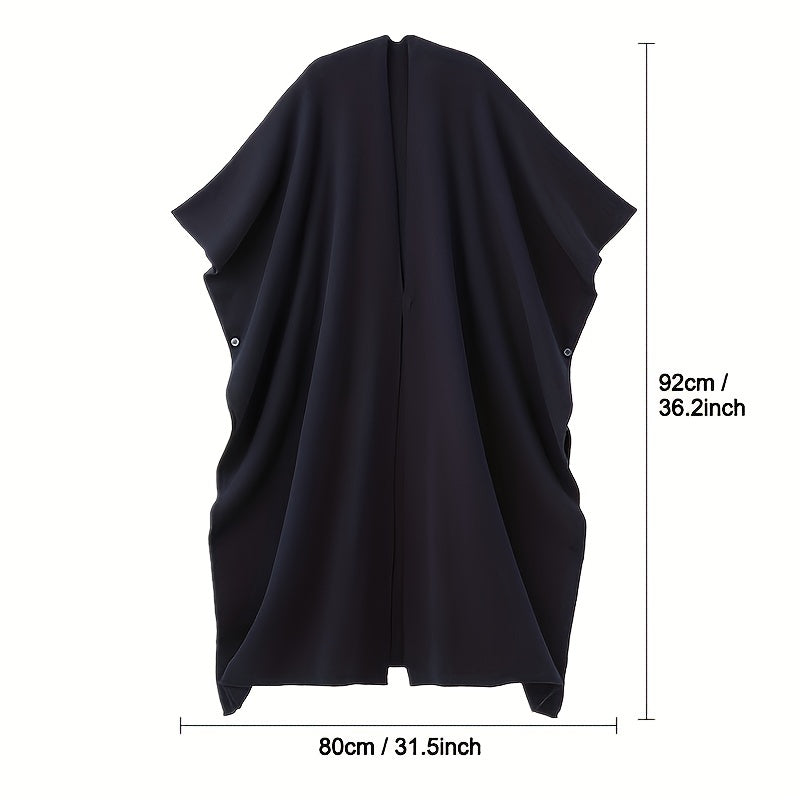 Women's Large Knitted Shawl Warm Cloak Outdoor