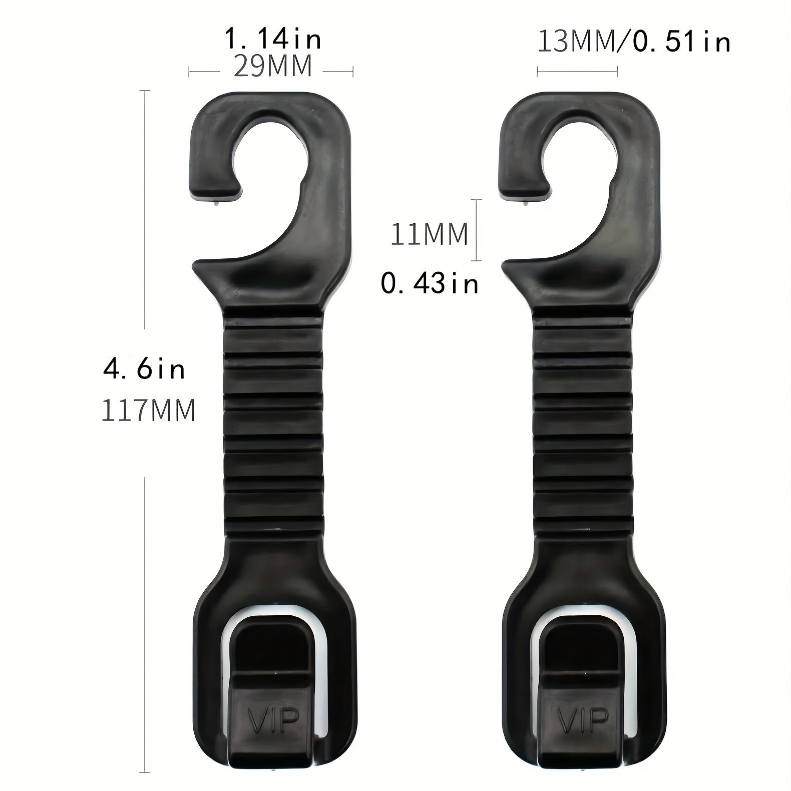 Car Seat Back Hook Hidden Shelf Hook Decorative Car Hanging