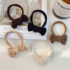 10pcs High Elastic Bow Hair Rope Hair Band Headwear Hair Accessories