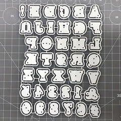 Metal Embossing Scissors Cutting Mold - Letter & Number Die DIY
