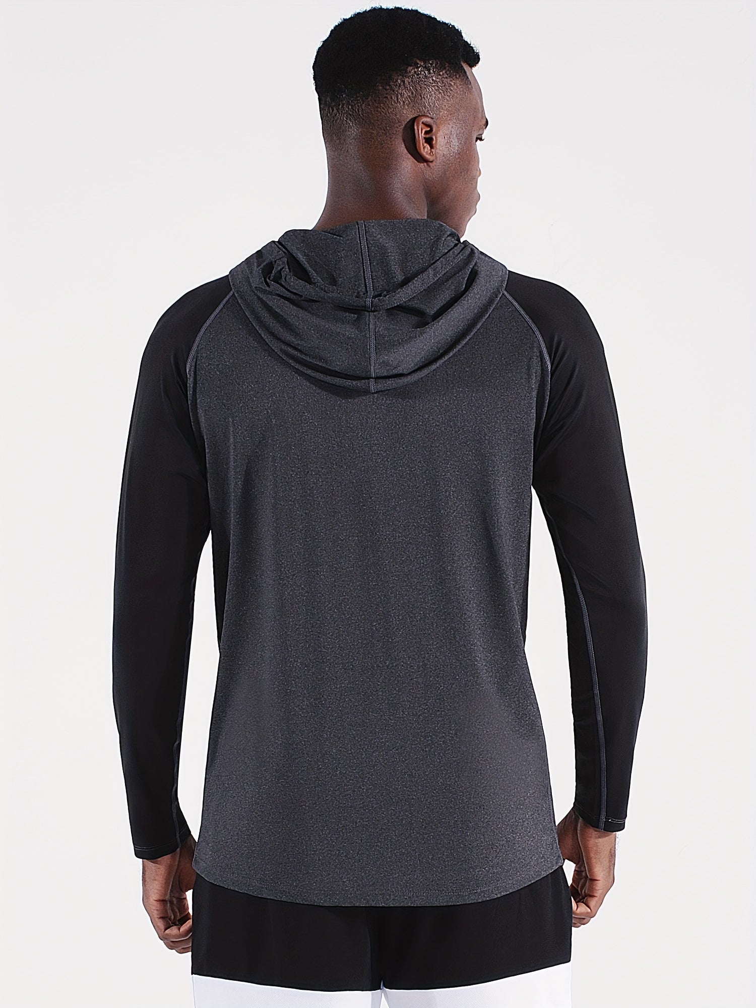 Men's Fast Drying Long Sleeve Hoodie for Sports