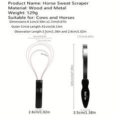 Non Slip Horse Sweat Scraper for Cleaning