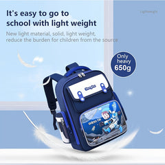 Kids Spine Protection Backpack Boys Girls Cartoon Elementary School Student Grad