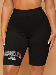 High Waist Yoga Shorts Stretchy Skinny Shorts
