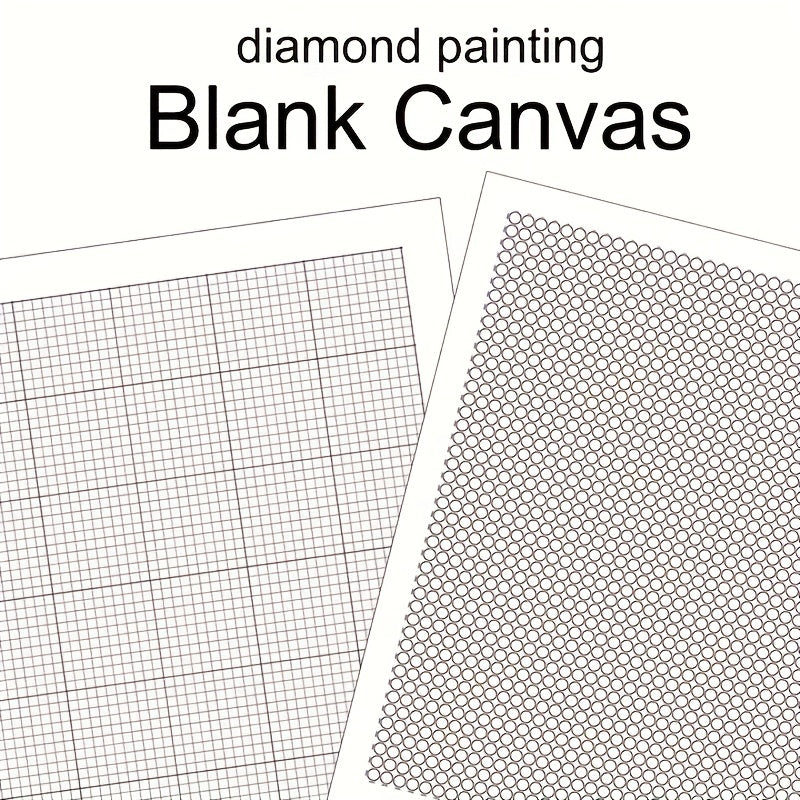 Diamond Painting Canvas with Clear Grid 30x30cm