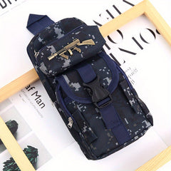 Camouflage Zipper Pencil Case Student Stationery Storage Box