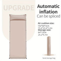 Outdoor Double Inflatable Mattress - Moisture Proof & 1 2in Thick