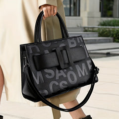 Embossed Handbag Women's Fashionable Satchel Bag With Zipper