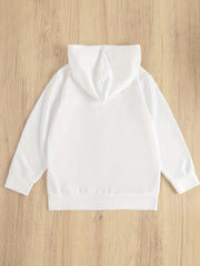 Girls' Basic Zipper Hoodie Casual Hooded Jacket Spring Fall