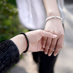 Letter Beaded Bracelet Agate 26-Letter Bracelet
