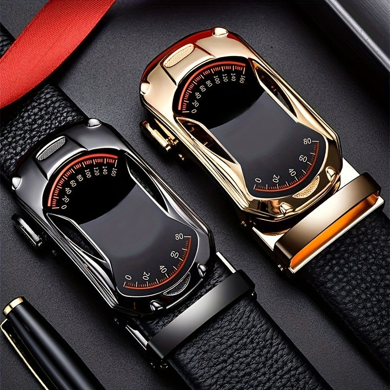 Casual Belt High Men's Belts Joker Automatic Buckle