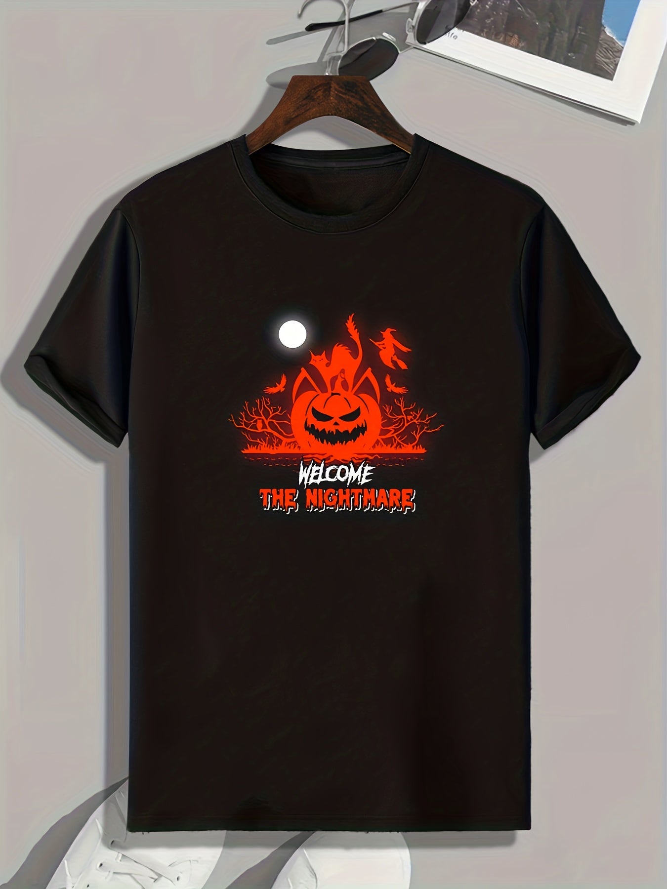 Halloween Nightmare Men's Sports T-shirt Graphic Tee