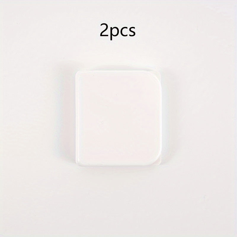 2pcs Adhesive Shower Curtain Clip Hold Up To 5kg