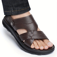 LAORENTOU Men's Wear resistant Sandals Quick Drying Comfy Slides