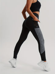 Soft Yoga Sports Leggings High Waist Mesh Pocket Women's Activewear