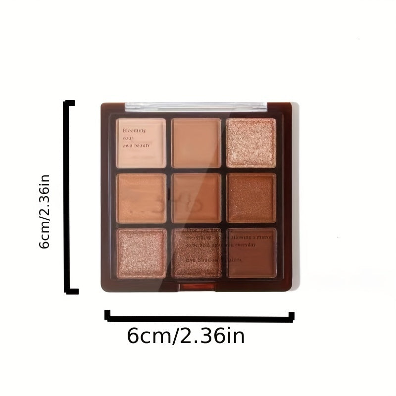 Mocha Chocolate Palette Earth Pearlescent Matte Daily Natural Makeup