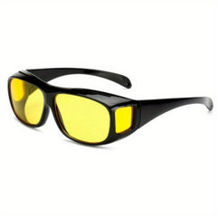 Night Vision Sunglasses with Yellow Film for Sports Riding