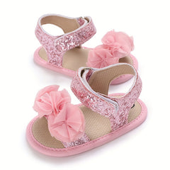 Baby Girls Open Toe Sandals Breathable Non-Slip Spring Autumn