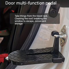 Car Door Step Foldable Roof Rack Glass Breaker Safety Hammer Easy Access