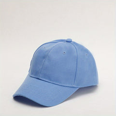 Adjustable Baseball Caps for Men and Women - Solid Visor Dad Hats