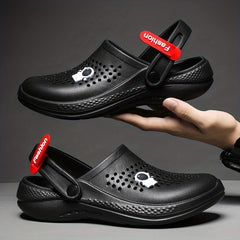 Men's Astronaut Charm Clogs Soft Sole Sandals