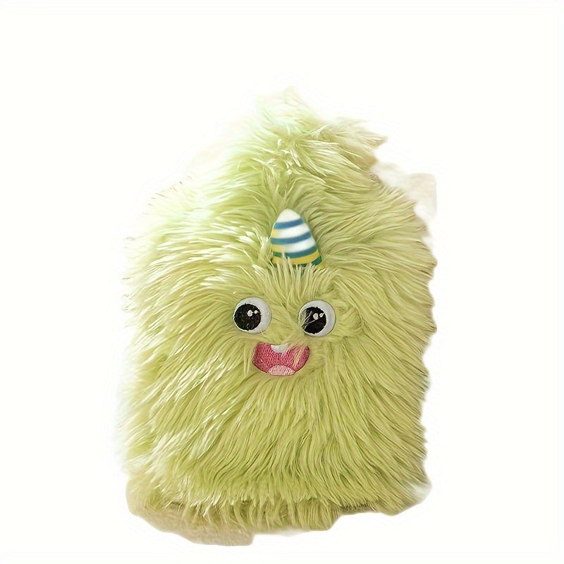 850ml Hot Water Bottle w/ Cartoon Plush Cover Hand Warmer for Winter