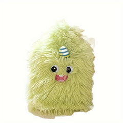 850ml Hot Water Bottle w/ Cartoon Plush Cover Hand Warmer for Winter