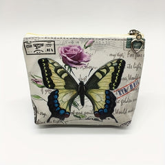 Retro Butterfly Coin Purse for Girls Small Storage Bag