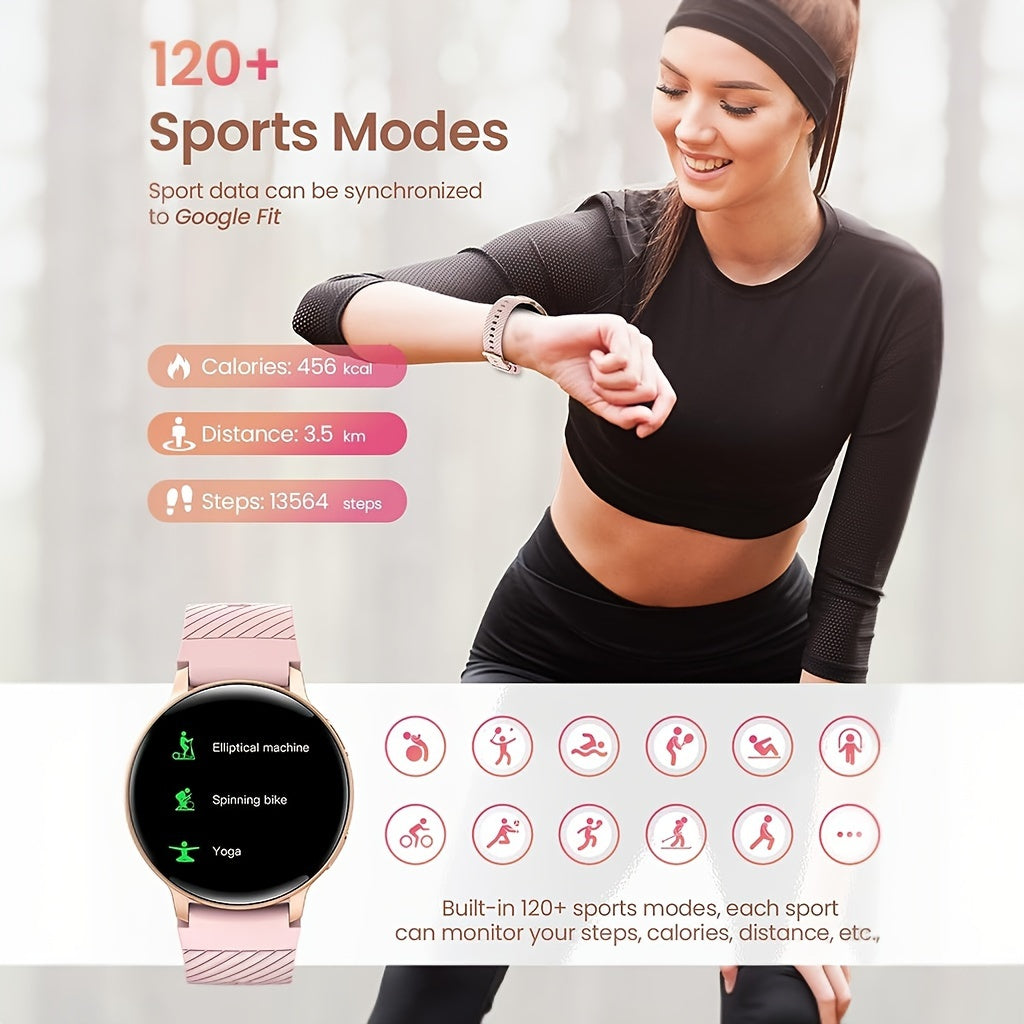 Women's Health Smartwatch IP67 Waterproof 19 Sports Music 5.3 Calling