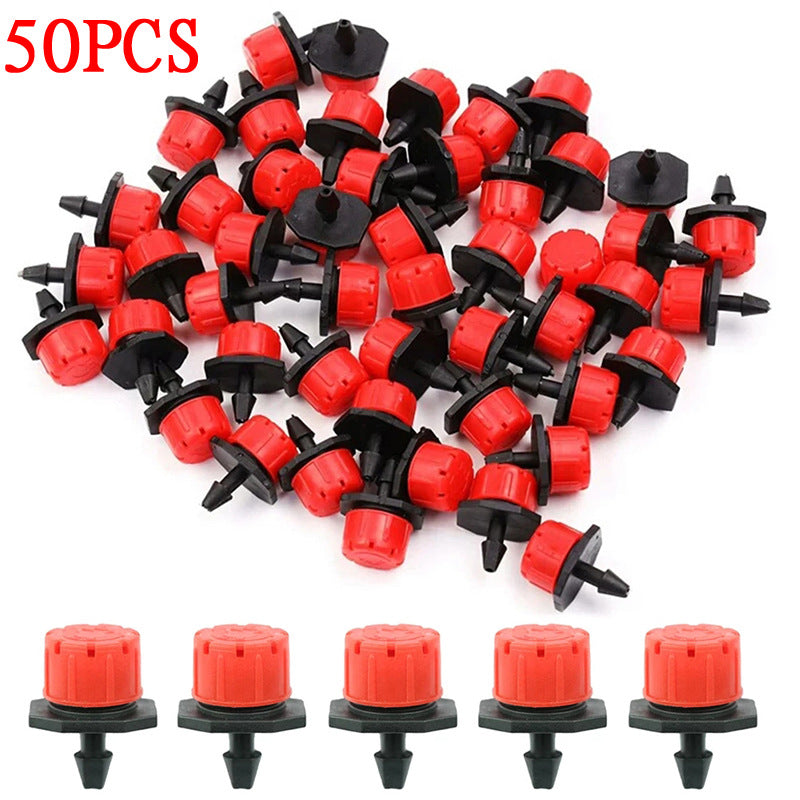 50/100pcs Micro Flow Dripper Drip Head Sprinklers for Irrigation System