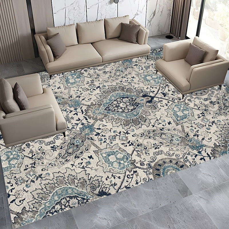 Bohemian Vintage Area Carpet - Anti Slip Large Living Room Rug