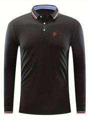 Sunbird Men's Long Sleeve Golf Tennis Sports Shirt Top