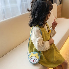 Kids Cartoon Girl Bow Crossbody Bag Coin Purse