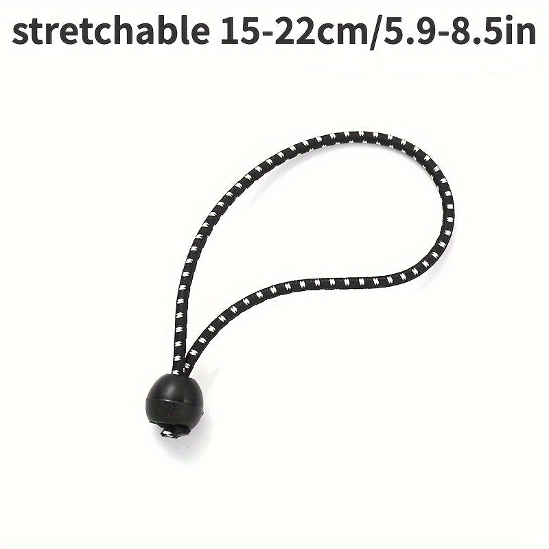 25pcs Heavy Duty Ball Bungee Cords for Shelter Gazebo Camping Tent