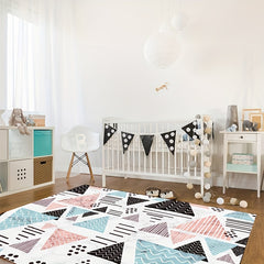 Modern Area Rug For Living Room Non Slip Floor Mat Soft Comfort Carpet