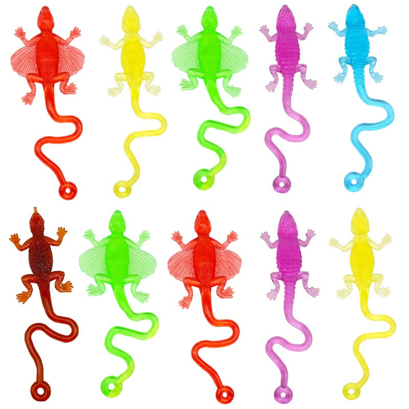 10pcs Sticky Toys Elastic Stretchable Brightly Colored Sensory Play