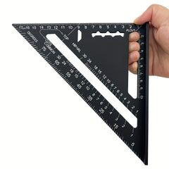 17 78 Cm Woodworking Triangle Ruler Right Angle Protractor Aluminum Alloy