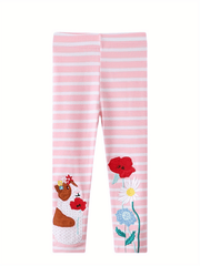 Toddler Baby Girls' Rabbit Graphic Leggings Pants