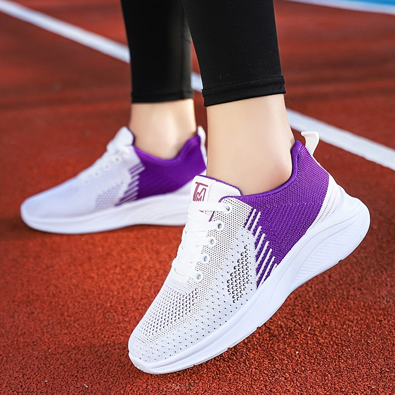 Women's Lace Up Sneakers Lightweight Running Shoes