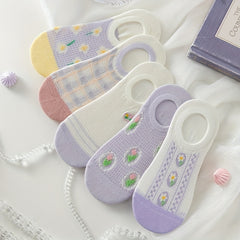 10pairs Baby Girls Kids Anti skid Thin Low Cut Socks for Summer