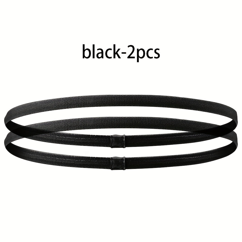 10pcs Non Slip Sports Headbands for Yoga Running Football Workout 5 Colors