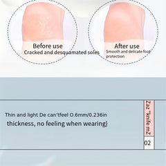 Ultra-thin Silicone Heel Protector Prevents Foot Cracks