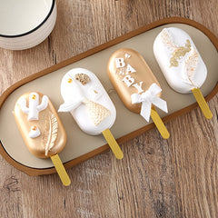 10pcs Colorful Acrylic Ice Cream Stick and Chocolate Lollipop Holder