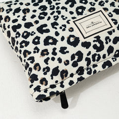 Creamy Leopard Bag Makeup Cosmetic Bag