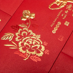 10pcs Red Envelopes for Wedding Engagement Year's Celebration