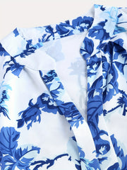 Floral Print Long Sleeve Blouse
