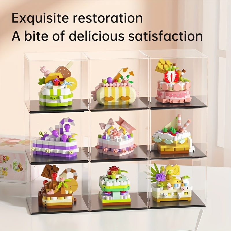 Mini Cake Building Blocks Toy DIY Dessert Food Series