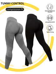 2pc High Waist Fitness Leggings Running Yoga Tight Pants Women's Activewear