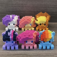 Horse Desktop Decor 3D Building Blocks for Adults - DIY Home Decoration Toy Set