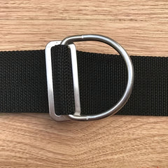 316 Stainless Steel Scuba Diving D Ring Webbing Keeper Clip for 2 Inch Straps